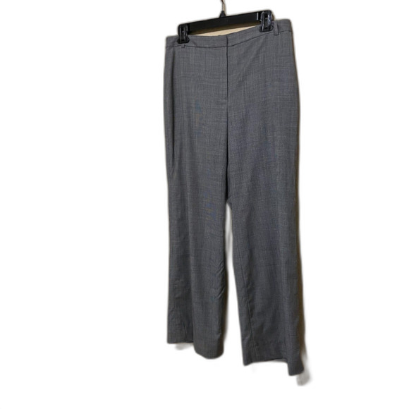 Ann Taylor Audrey Italian Wool Trouser Pants Womens Size 8 Lined Wide Leg Career - Picture 2 of 7